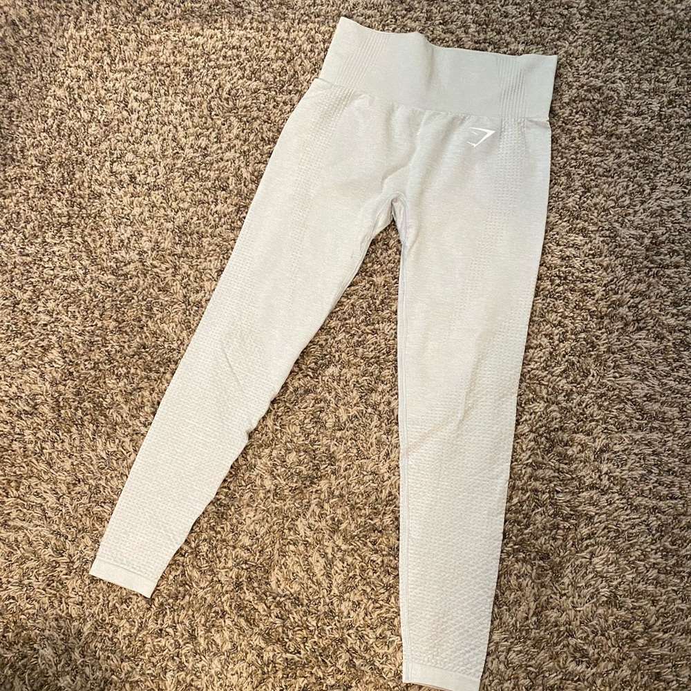 Gymshark seamless off white leggings